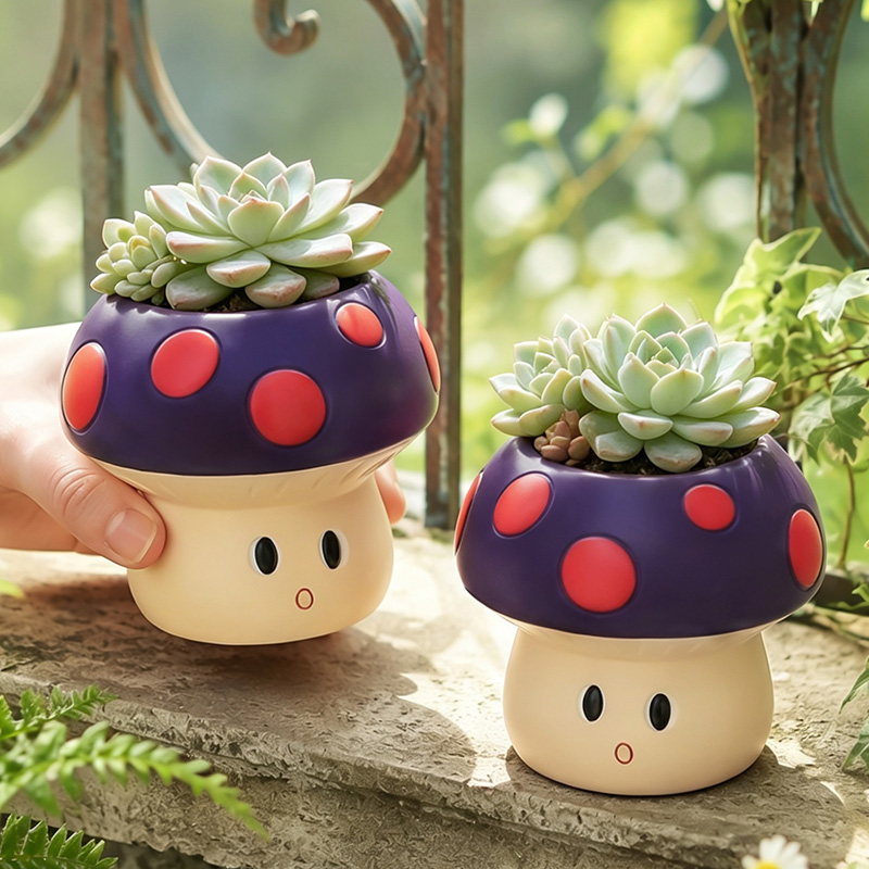 Snake Plant Ceramic - Милый мультяшный горшок для суккулентов в