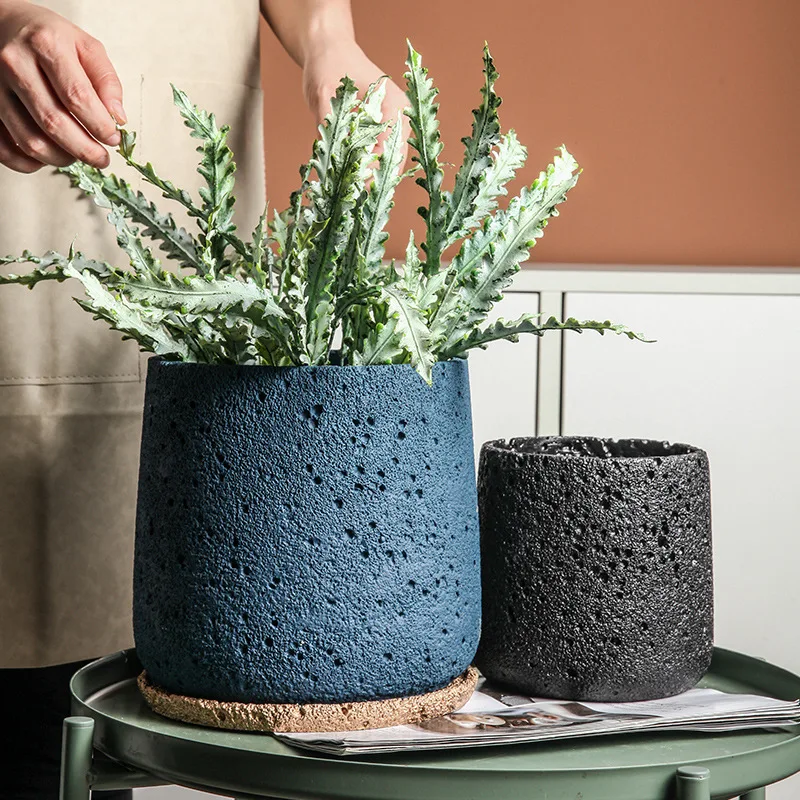 Скандинавское цементное украше – обзор и цена Snake Plant Ceramic