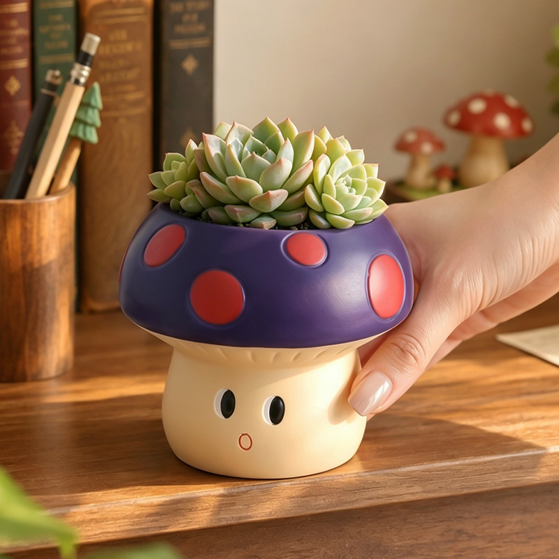 Милый мультяшный горшок для су – обзор и цена Snake Plant Ceramic